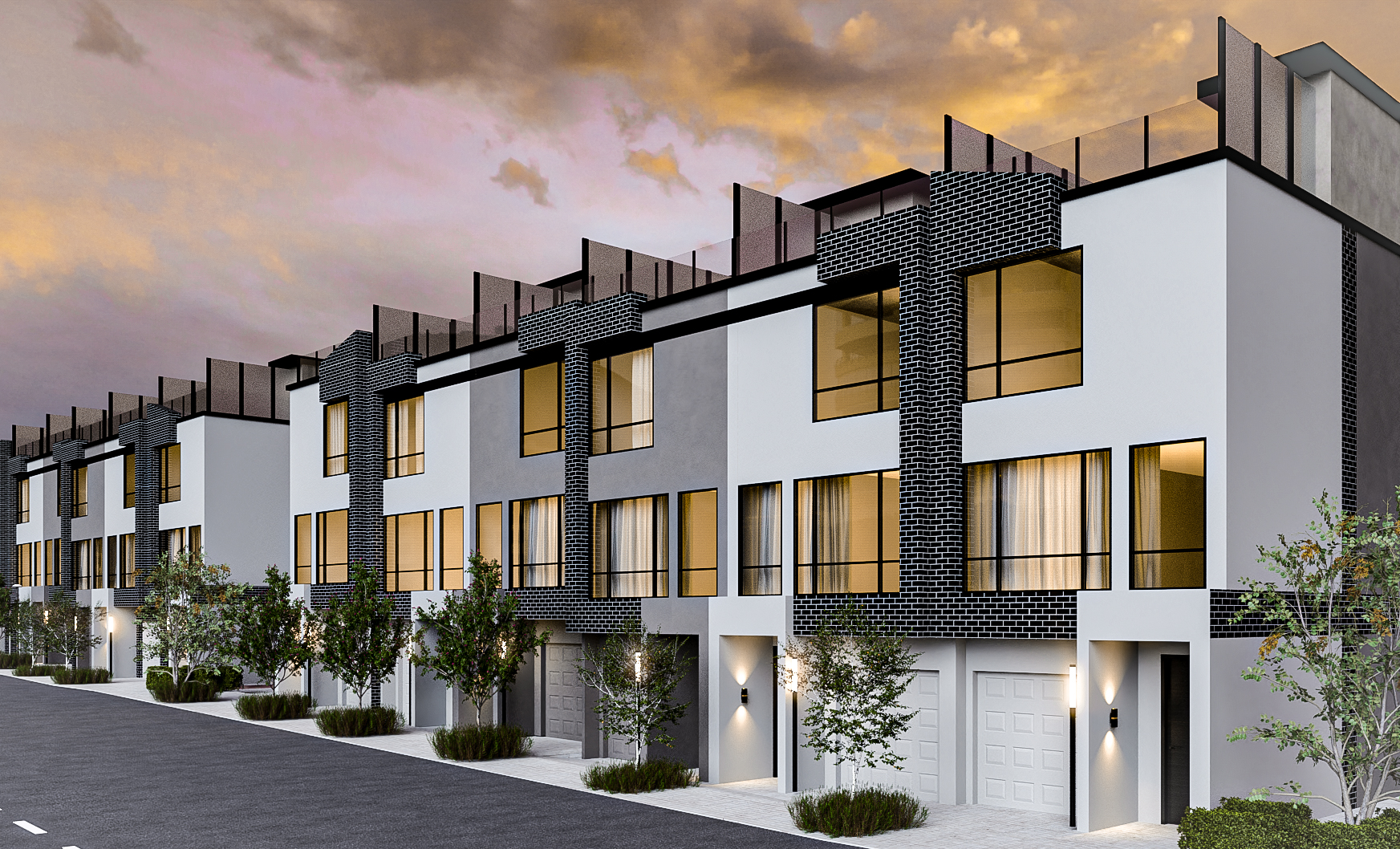 Belgrad-townhomes-NW-Calgary-front-view